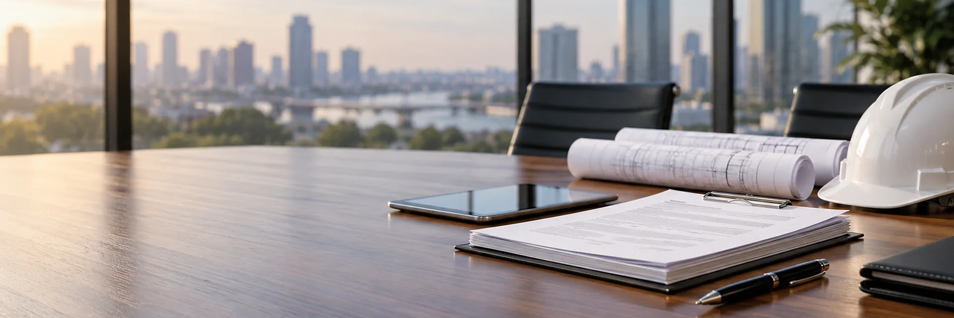 Hands signing a contract document across a desk — ROC contractor license bond for Arizona